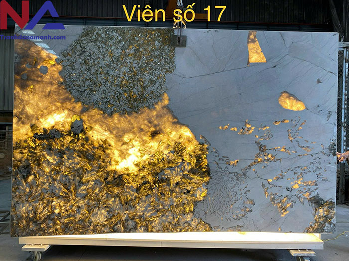 Tranh đá đối xứng xuyên sáng EU001