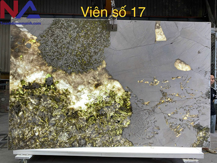 Tranh đá đối xứng xuyên sáng EU001