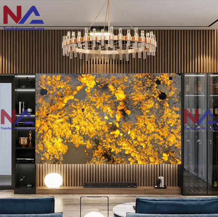 Tranh đá xuyên sáng TDTC004 | Dáng ngang