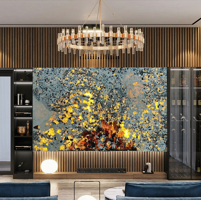 Tranh đá xuyên sáng TDTC005 | Dáng ngang