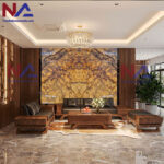 Tranh đá Onyx xuyên sáng TDONYX-GD02