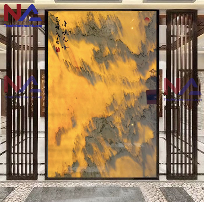 Tranh đá sơn thủy STVT-001 | Dáng đứng