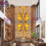 Tranh đá thông tầng TTTC-004 | ghép 4 tấm đối xứng