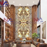 Tranh đá thông tầng TTTC-004 | ghép 4 tấm đối xứng