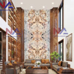 Tranh đá thông tầng TTTC-004 | ghép 4 tấm đối xứng