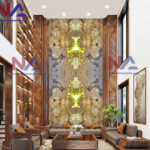 Tranh đá thông tầng TTTC-005 | ghép 4 tấm đối xứng