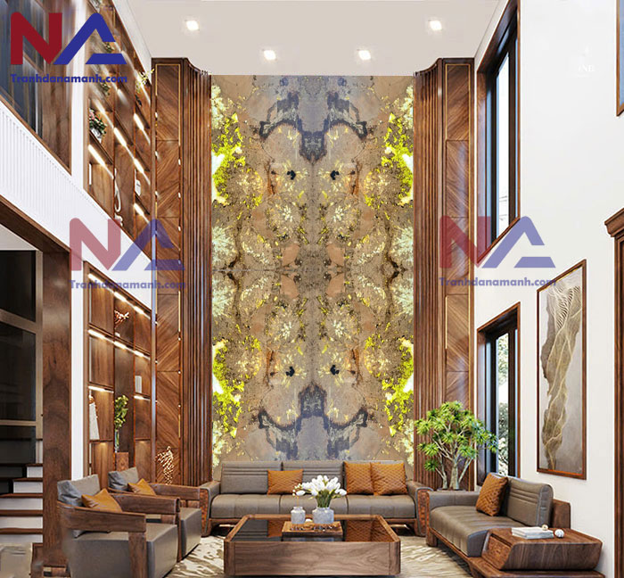 Tranh đá thông tầng TTTC-005 | ghép 4 tấm đối xứng