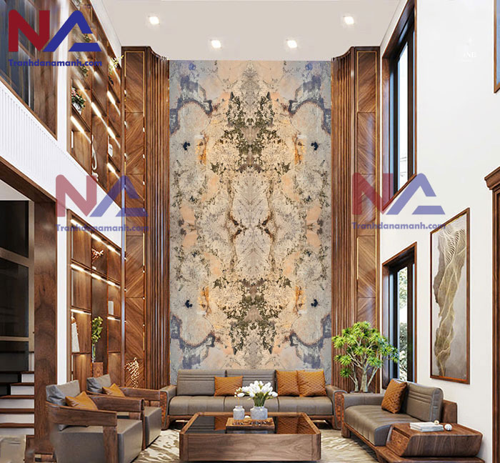 Tranh đá thông tầng TTTC-005 | ghép 4 tấm đối xứng