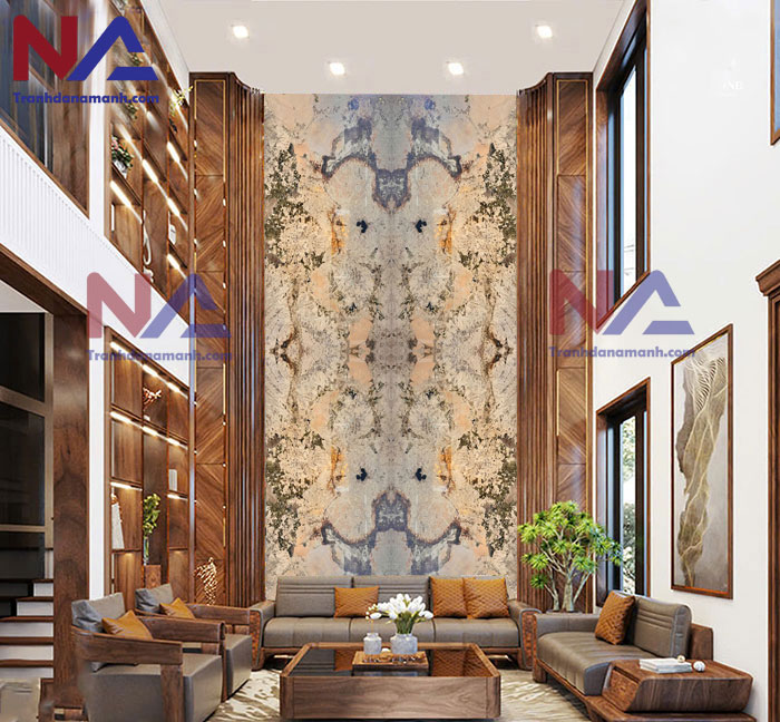 Tranh đá thông tầng TTTC-005 | ghép 4 tấm đối xứng