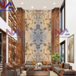 Tranh đá thông tầng TTTC-005 | ghép 4 tấm đối xứng