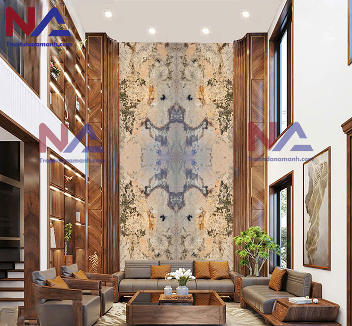 Tranh đá thông tầng TTTC-005 | ghép 4 tấm đối xứng