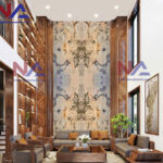 Tranh đá thông tầng TTTC-005 | ghép 4 tấm đối xứng