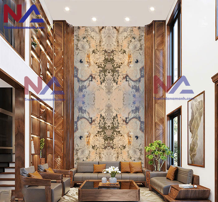 Tranh đá thông tầng TTTC-005 | ghép 4 tấm đối xứng