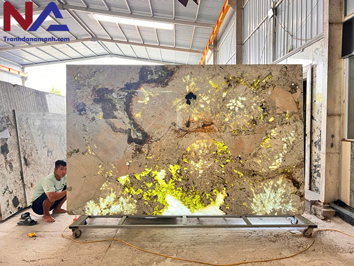 Tranh đá thông tầng TTTC-005 | ghép 4 tấm đối xứng