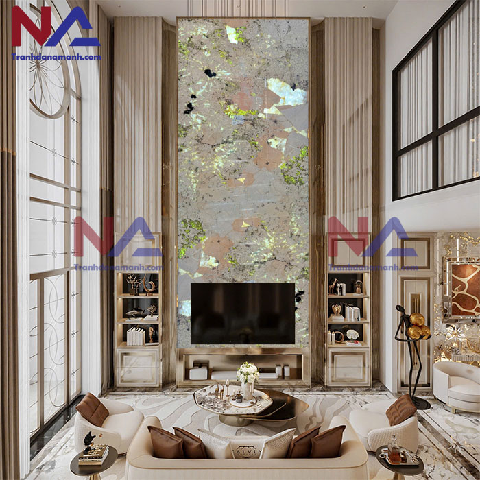 Tranh đá thông tầng xuyên sáng TTTC-006 | Ghép 2 tấm