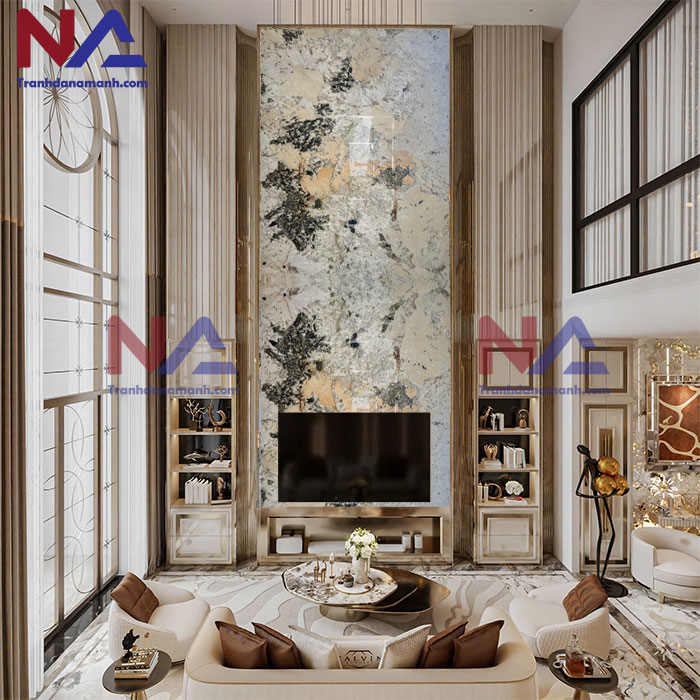 Tranh đá thông tầng xuyên sáng TTTC-008 | Ghép 2 tấm