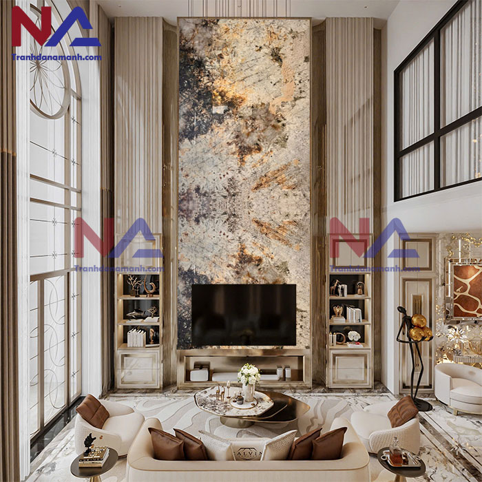 Tranh đá thông tầng xuyên sáng TTTC-010 | Ghép 2 tấm