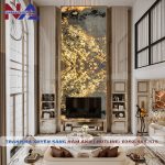 Tranh đá thông tầng xuyên sáng TT-TC05 | ghép 2 tấm