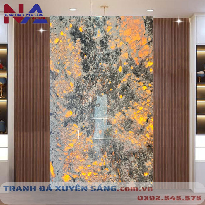 Tranh đ&aacute; v&aacute;ch Tivi bằng đ&aacute; xuy&ecirc;n s&aacute;ng đẹp nhất hiện nay