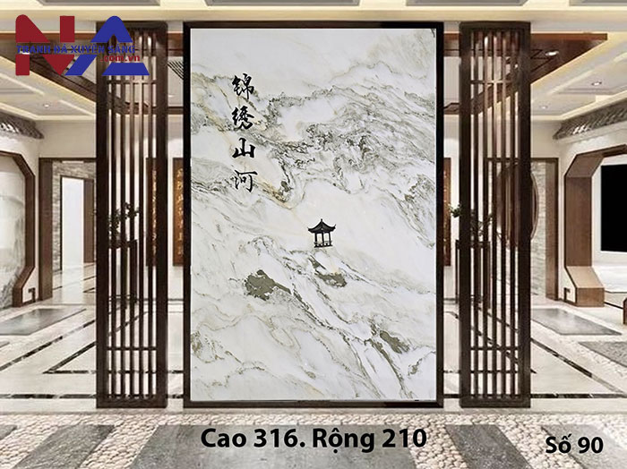 V&aacute;ch ngăn trang tr&iacute; kết hợp &aacute;nh s&aacute;ng