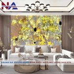 Tranh đá Alpinus xuyên sáng NA-VT02 | dáng ngang