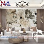 Tranh đá Alpinus xuyên sáng NA-VT02 | dáng ngang