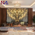 Tranh đá đối xứng xuyên sáng DX-TC01