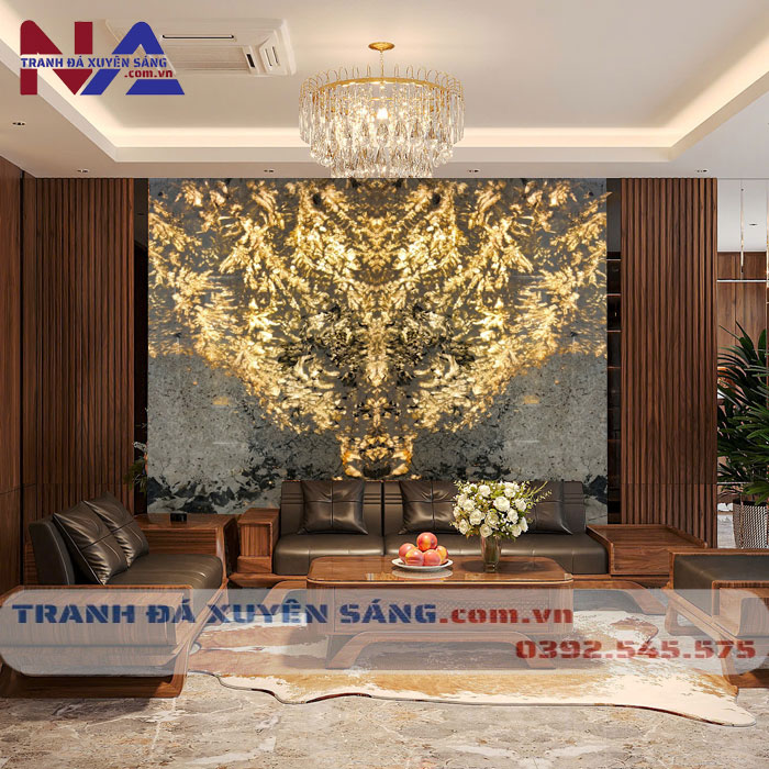 Tranh đá đối xứng xuyên sáng DX-TC01