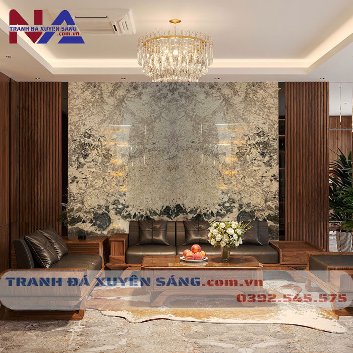 Tranh đá đối xứng xuyên sáng DX-TC01