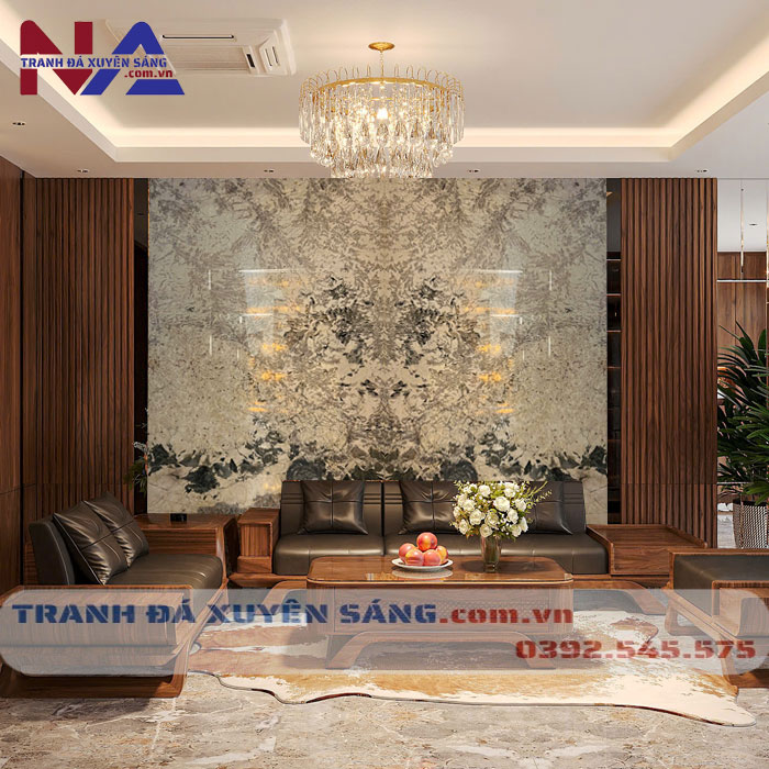 Tranh đá đối xứng xuyên sáng DX-TC01