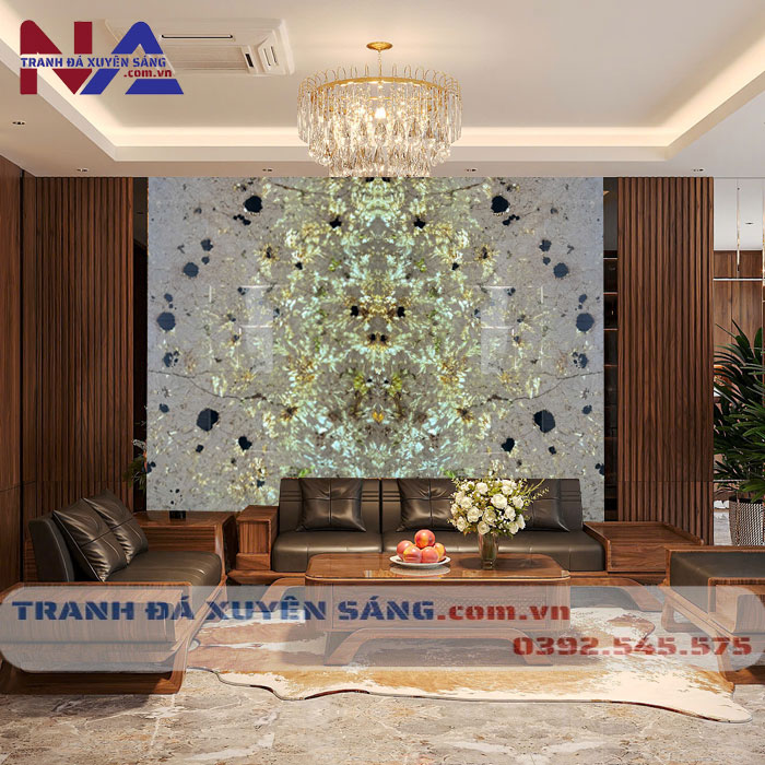 Tranh đá đối xứng xuyên sáng DX-TC02