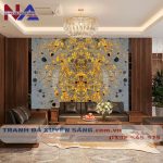 Tranh đá đối xứng xuyên sáng DX-TC02