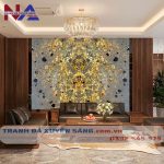 Tranh đá đối xứng xuyên sáng DX-TC02