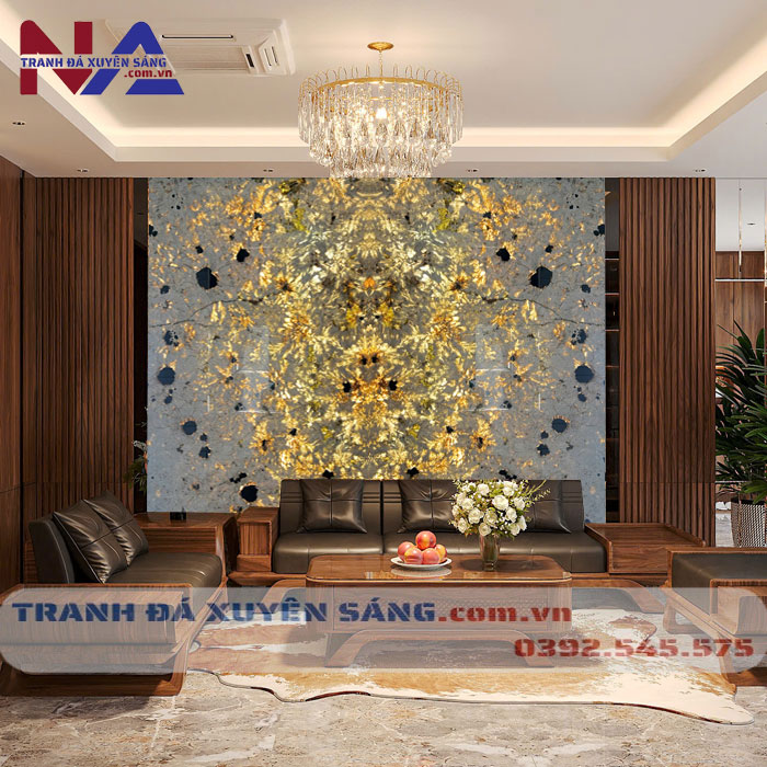 Tranh đá đối xứng xuyên sáng DX-TC02