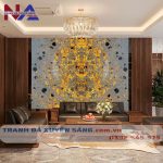 Tranh đá đối xứng xuyên sáng DX-TC02