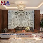 Tranh đá đối xứng xuyên sáng DX-TC03