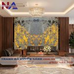 Tranh đá đối xứng xuyên sáng DX-TC03