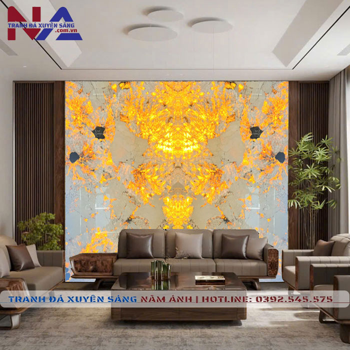 Tranh đá đối xứng xuyên sáng DX-TC04