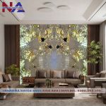 Tranh đá đối xứng xuyên sáng DX-TC04