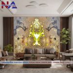 Tranh đá đối xứng xuyên sáng DX-TC05