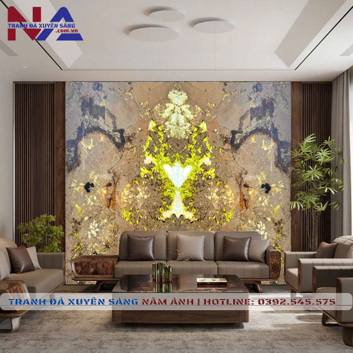 Tranh đá đối xứng xuyên sáng DX-TC05