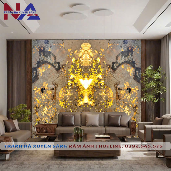 Tranh đá đối xứng xuyên sáng DX-TC05