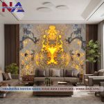 Tranh đá đối xứng xuyên sáng DX-TC05