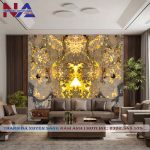 Tranh đá đối xứng xuyên sáng DX-TC05