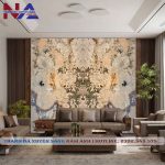 Tranh đá đối xứng xuyên sáng DX-TC05