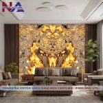 Tranh đá đối xứng xuyên sáng DX-TC06