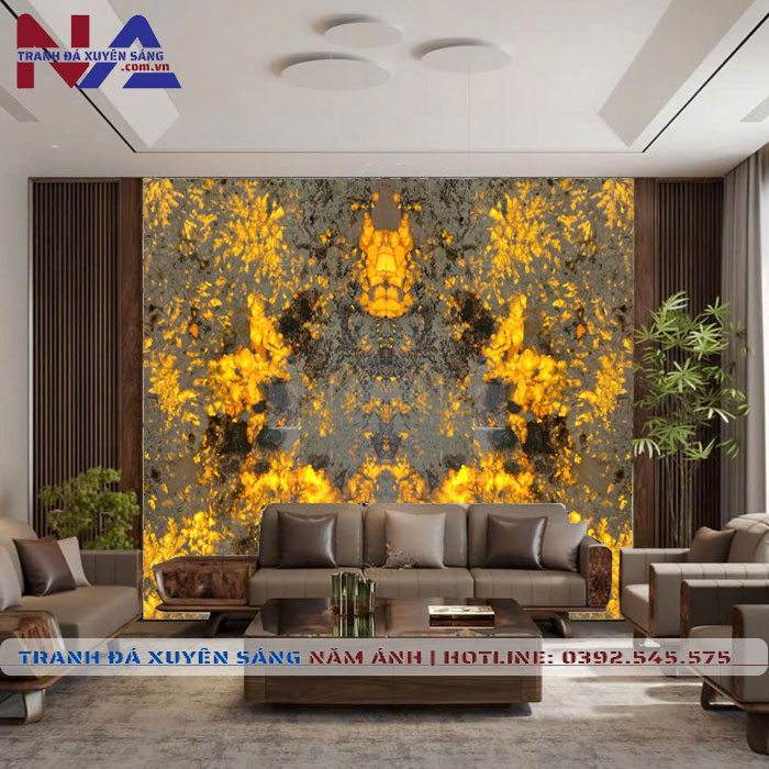 Tranh đá đối xứng xuyên sáng DX-TC08
