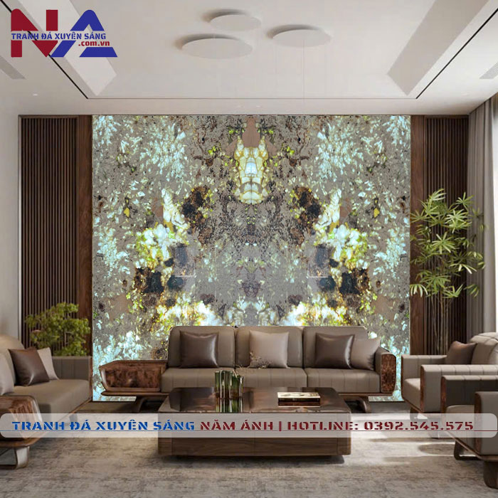 Tranh đá đối xứng xuyên sáng DX-TC08