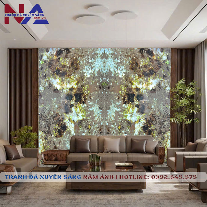 Tranh đá đối xứng xuyên sáng DX-TC08