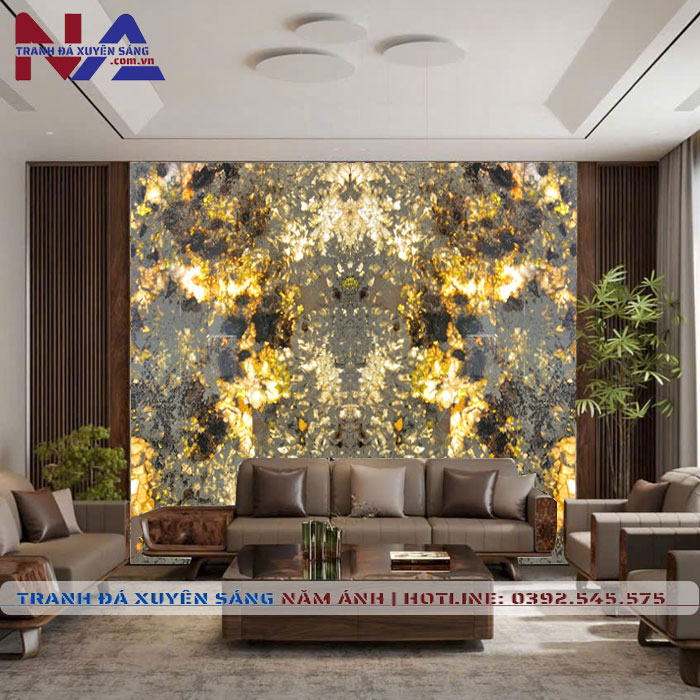 Tranh đá đối xứng xuyên sáng DX-TC08